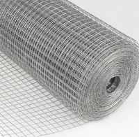 Clôture en treillis métallique galvanisé soudé Liancheng, tissage plat, revêtement PVC, maille 1x1 pouce, pour lapins, poulaillers et animaux de compagnie
