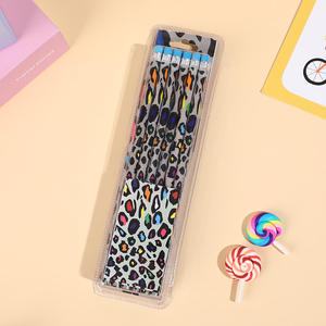 Crayons de <span class=keywords><strong>dessin</strong></span> animé-Paquet de 12 crayons d'écriture HB avec gommes - Product Image 4