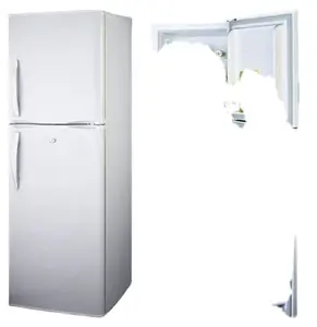 280L largre容量厂家直销双门VCM不锈钢立式顶部冷冻冰箱2门冰箱