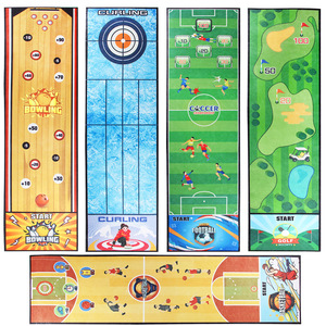 Juego de Mesa Multideportivo para Niños - Golf/<span class=keywords><strong>Bowling</strong></span>/Fútbol Curling, Juego Competitivo para 2 Jugadores, Juguete para Interiores/Exteriores - Product Image 5