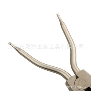 Snap Ring <b>Pliers</b> 11 Inch Straight And Bent Tips Adjustable Industrial Grade Chrome Vanadium Steel Hardware Tool - Product Image 4