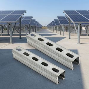 BPJS pour profilés en <span class=keywords><strong>acier</strong></span>, cuivre, fer, en forme de C, à fentes, type Unistrut, avec <span class=keywords><strong>traitement</strong></span> de surface en zinc, aluminium, magnésium pour la gestion des chemins de câbles - Product Image 3