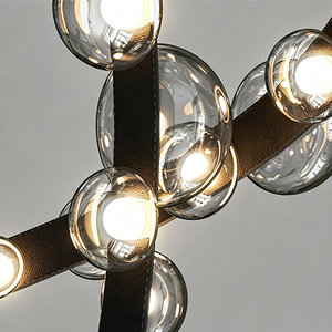Lampadario a LED Moderno di Design Speciale per Interni, Soggiorno e Ristorante, Lussuoso per Soffitti Alti - Product Image 6