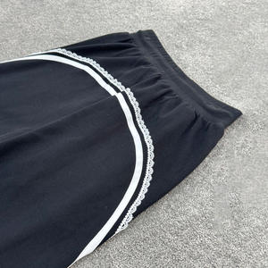 Essentials <span class=keywords><strong>Pantalones</strong></span> <span class=keywords><strong>de</strong></span> pierna ancha <span class=keywords><strong>Pantalones</strong></span> holgados <span class=keywords><strong>Pantalones</strong></span> <span class=keywords><strong>de</strong></span> chándal <span class=keywords><strong>con</strong></span> cordón 100% <span class=keywords><strong>Pantalones</strong></span> <span class=keywords><strong>de</strong></span> tira <span class=keywords><strong>de</strong></span> encaje <span class=keywords><strong>de</strong></span> algodón para hombres Costura informal - Product Image 3