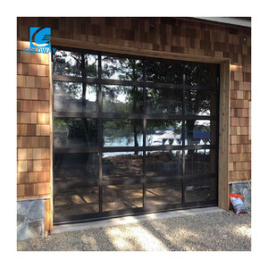 Portes <span class=keywords><strong>de</strong></span> <span class=keywords><strong>garage</strong></span> motorisées modernes en verre et aluminium antivol - Product Image 6