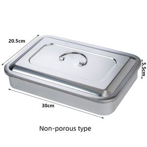 Baki Disinfeksi Baja Tahan Karat Medis Baki Instrumen Baki Peralatan Pasteurisasi - Product Image 2