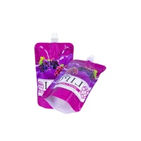 Feiao Pack op maat bedrukte glanzende plastic sapzakjes Doypack zakjes met tuitjes fruit sap speciale vorm tuitjes pouches