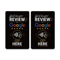Nouvelle Carte NFC programmable pour avis clients, Carte RFID 13,56 MHz avec puces, Carte de retour d'expérience sans contact