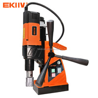 Perceuse magnétique miniature portable électrique avec moteur à balais pour le forage industriel, personnalisable OEM
