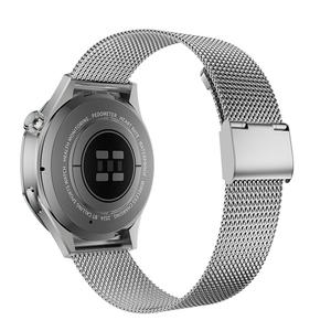 Montre connectée EDS SK8Mini avec bracelet en acier argenté, 3 paires de bracelets interchangeables, étanche IP68, mode Dynamic Island, modes sportifs, affichage permanent. - Product Image 4