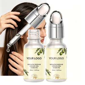 <span class=keywords><strong>Huile</strong></span> capillaire 100% OEM à l'<span class=keywords><strong>huile</strong></span> d'argan pressée à froid pour cheveux secs, abîmés, crépus, pointes fourchues, réparation, soin profond, boost <span class=keywords><strong>de</strong></span> brillance - Product Image 2
