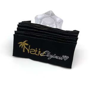 Etiqueta tejida de poliéster para ropa tejida personalizada más vendida, Etiquetas tejidas de marca con logotipo personalizado, uso para ropa - Product Image 3