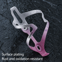 Porte-bidon en alliage d'aluminium léger (22,5 g) à dégradé de couleurs, installation facile, pour vélo de montagne pliable et vélo de route