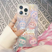 Coque de téléphone PC motif plume MilkyWAY pour 15/16 Pro Max, antichoc et étanche avec support de cadre d'appareil photo