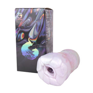 GEEBA Masturbatore Maschile a Forma di Dinosauro con Scaglie Colorate, Coppa per Suzione del Pene, Vagina Realistica Tascabile, Articoli per Adulti - Product Image 4