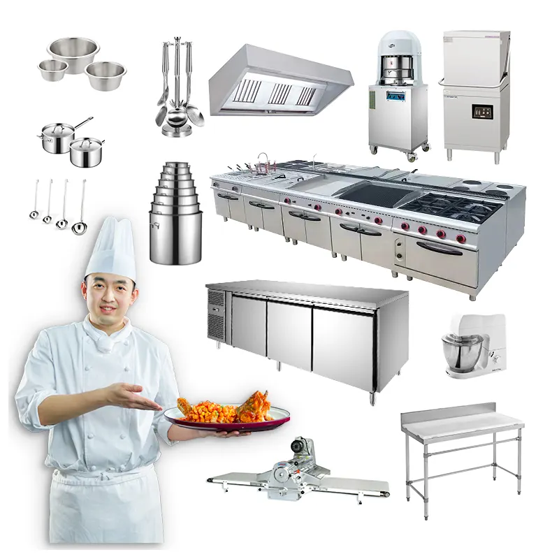 CHEFSレストランキッチン設備レストラン調理器具フルセット供給