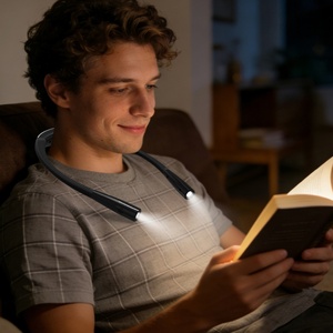 EGH Energy-Efficient Eye-protection <b>LED</b> Portable Hanging Neck Rechargeable Reading Book <b>Light</b> Rechargeable Book <b>LED</b> Neck <b>Light</b> - Product Image 2