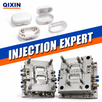 QiXin NAK80 Fabricant de moules d'injection ABS PC, service de moulage sur mesure, fournisseur de pièces pour étuis d'écouteurs électroniques grand public, OEM ODM