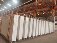 Dalles de pierre de verre cristallisées nanoglass super blanches 180x60cm épaisseur 3cm prix d'usine
