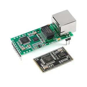 FS100P SMD 핀 유형/S 직렬 포트-이더넷 모듈 TTL-RJ45 네트워크 포트 MCU 네트워킹 모듈