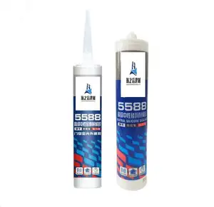 2023 High Quality General Purpose Acetoxy Adhesive Acetic Adhesive 100% Silicone Sealant 300ml Clear Silicone Mixed Silicone Rtv