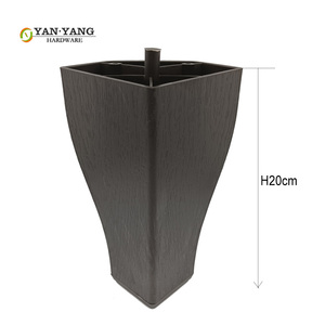 Gambe di Ricambio YANYANG <span class=keywords><strong>per</strong></span> Divano, <span class=keywords><strong>Piedini</strong></span> in Plastica Nera da 200mm <span class=keywords><strong>per</strong></span> <span class=keywords><strong>Cucina</strong></span>, Supporti <span class=keywords><strong>per</strong></span> Tavoli e Accessori <span class=keywords><strong>per</strong></span> Mobili - Product Image 2