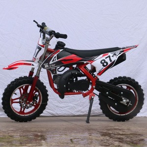 Mini moto tout-terrain à essence 49cc, motocross, avec échappement en fer, cadeau idéal <span class=keywords><strong>pour</strong></span> les adolescents amateurs de conduite - Product Image 3