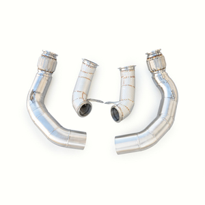 Collecteur d'échappement sport de 3,5 pouces pour <span class=keywords><strong>BMW</strong></span> M5 F90 <span class=keywords><strong>M8</strong></span> (F91/F92/F93) 4.4T 2017- en acier inoxydable haute performance - Product Image 3