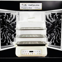 Vaporera Eléctrica de Gran Capacidad de 1500 W, Logotipo Personalizado, 3 Niveles, Multifunción, Acero Inoxidable, Control Digital, para el Hogar, Dim Sum