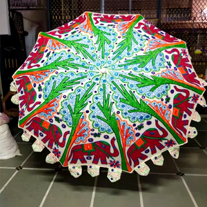 Parapluie décoratif Rajasthani, pour décoration, plusieurs couleurs brodées, offre spéciale - Product Image 1