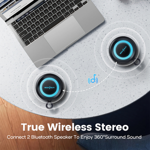 <strong>Car</strong> Camping Outdoor Long Battery Life Mini Waterproof IPX6 NS100 <strong>Bluetooth</strong> <strong>Speaker</strong> Wireless Portable 15W BT for Desktop Office - Product Image 4