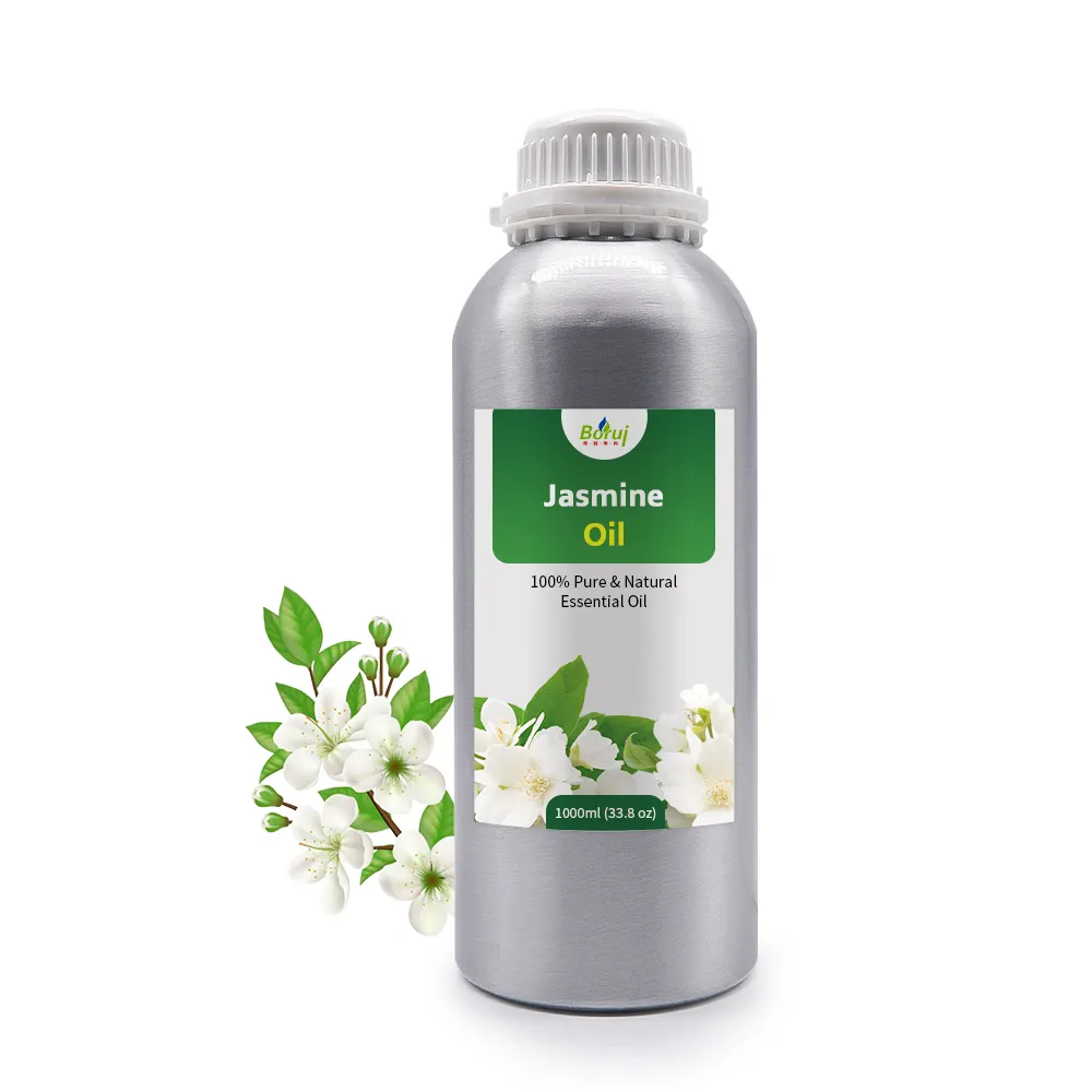 Venta al por mayor de aceite esencial de jazmín personalizado de etiqueta privada utilizado para hacer velas de jabón Aceite de Masaje exfoliante corporal