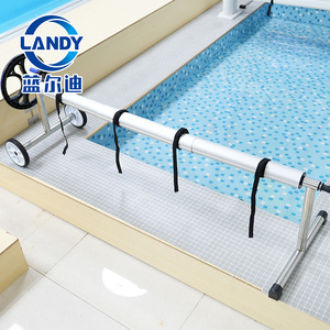 เครื่องม้วนผ้าคลุมสระว่ายน้ำ Landy 86D โครงสร้างอลูมิเนียมอัลลอย รับน้ำหนักได้ 30 กก. ปรับความยาวได้ ใช้สำหรับสระว่ายน้ำ - Product Image 2