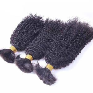 Extensiones de cabello humano Remy brasileño, cabello natural rizado Afro sin trama, venta al por mayor, proveedores a granel - Product Image 2