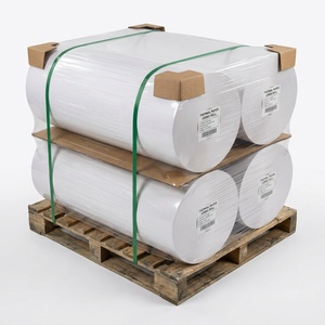 Rouleau géant d'étiquettes en papier thermique couché <span class=keywords><strong>Antac</strong></span>, rouleaux maîtres de stock d'étiquettes autocollantes personnalisées, matière première DT Eco vierge - Product Image 3