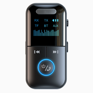 Pantalla LED compatible con tarjeta TF adaptador de Audio <span class=keywords><strong>MP3</strong></span> 4 en 1 portátil inalámbrico 3,5mm/35mm Aux Kit <span class=keywords><strong>Receptor</strong></span> GT69 <span class=keywords><strong>receptor</strong></span> - Product Image 2