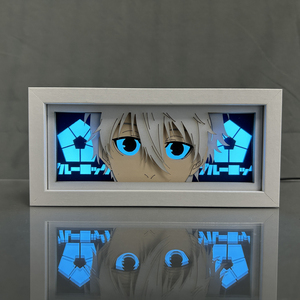 <span class=keywords><strong>Blue</strong></span> <span class=keywords><strong>Lock</strong></span> Seishiro Nagi Anime Light Box Paper Cut Lightbox <span class=keywords><strong>Manga</strong></span> Led Nightlight para niños Dormitorio Decoración Lámpara de mesa - Product Image 1