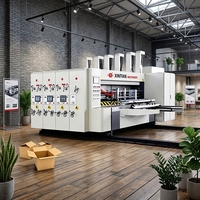 Machine de découpe et d'impression flexographique économique Quick Change XT-K à faible coût d'entretien pour boîtes à chaussures
