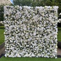 Neue Stile Künstliche Blumen wand Hochzeit und Umwelt Hintergrund Künstliche Blumen Wand