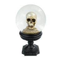 Boule de neige en résine personnalisée, boule d'eau, boule de neige faite à la main, écologique, décoration d'Halloween pour la maison, cadeau