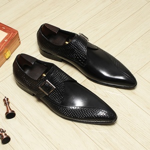 Nuevo Modelo 2026, Zapatos de Cuero Impermeables de Alta Calidad para Hombre, Zapatos Oxford Formales de Negocios con Hebilla y Punta en Pico - Product Image 1