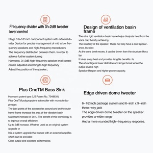 Altavoz Coaxial para Auto Harman para Nuevo STAGE3 627, 6.5 Pulgadas, Bobina Simple de Hierro, <span class=keywords><strong>4</strong></span> Ohmios, 45W, Instalación de Alta Fidelidad, Tipo Sirena - Product Image 5