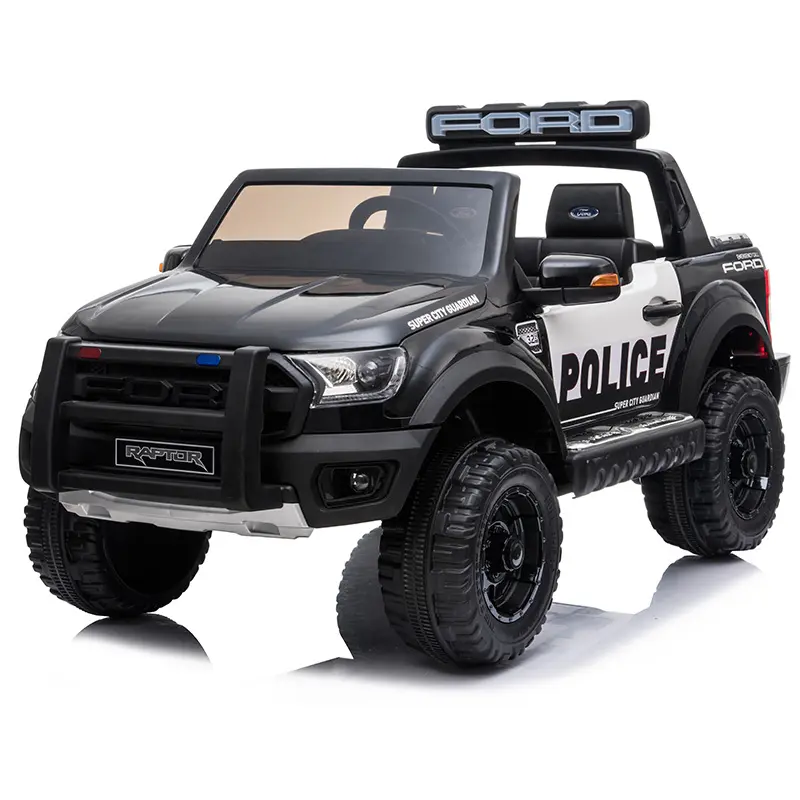 Hot selling F150 licensed kids police cars electric 12V battery powered ride on toys for children to drive