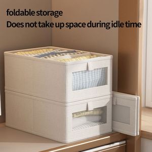 Organisateur de vêtements pliable pour armoire, boîte de rangement pour sous-vêtements et articles divers, idéal pour les jeans - Product Image 4