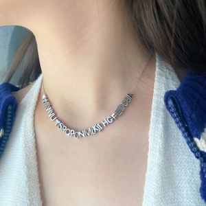 Collier pendentif pour femme Dylam Trendy Jewelry Accessories, argent sterling 925 plaqué or 18 carats, pendentifs alphabet 26 lettres A-Z - Product Image 3