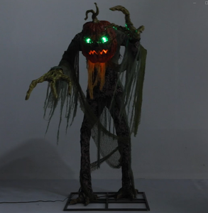 Nuevos artículos de Halloween 2026, LED ojos brillantes, personaje de calabaza móvil, accesorios animados de Halloween - Product Image 3