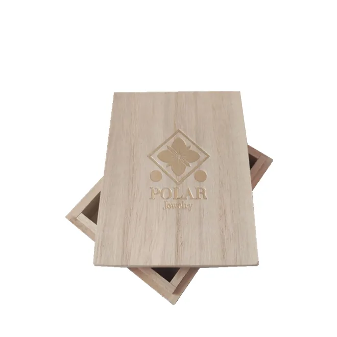 Joyero Balsa en blanco, cajas de madera con tapa de elevación para joyería, baratijas, embalaje de productos, caja de regalo, almacenamiento de insignia de medalla