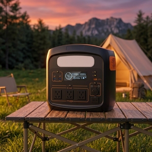 Générateur solaire portable 1200W, double USB-C PD, onde sinusoïdale pure, camping, maison, extérieur - Product Image 1