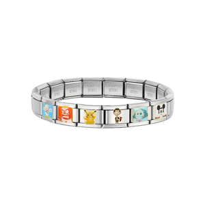 Breloques personnalisées avec logo, style anime et dessin animé, compatibles avec les bracelets italiens de 9 mm en acier inoxydable 304, pour la fabrication de bijoux, perles DIY, cadeaux - Product Image 2