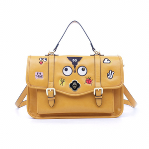 2025 nouveau récent chaud rétro dames sac à main avec de grands yeux motif exquis pratique portable sac à bandoulière 2715 # - Product Image 3